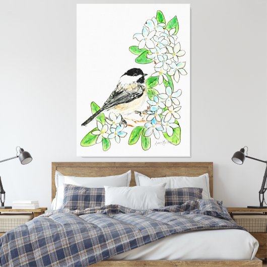 Massachusetts Canvas Afdruk (Insitu (Slaapkamer))