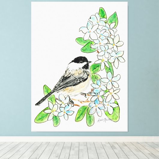 Massachusetts Canvas Afdruk (Insitu (Houten vloer))