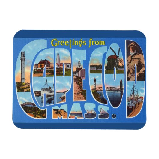 Massachusetts, Cape Cod, magneet (Horizontaal)