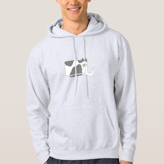 Massachusetts Catachusetts Mannen Hoodie (Voorkant)