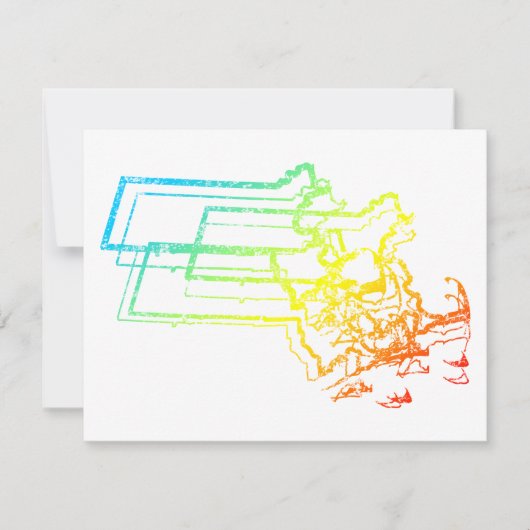 massachusetts chill blut kaart (Voorkant)