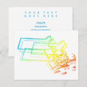 massachusetts chill blut kaart (Voorkant / Achterkant)