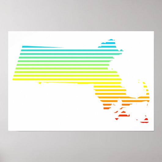 massachusetts chill fade poster (Voorkant)