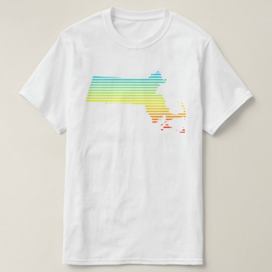 massachusetts chill fade t-shirt (Design voorkant)
