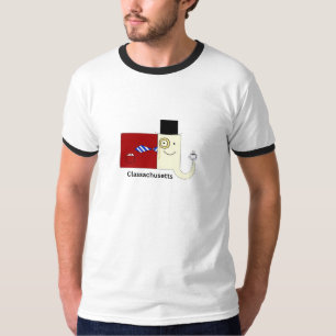 Massachusetts Classachusetts Mannen Ringer T-shirt
