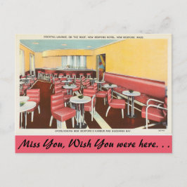 Massachusetts, Cocktail Lounge, New Bedford Briefkaart