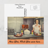 Massachusetts, Colstone Restaurant, Boston Briefkaart (Voorkant / Achterkant)