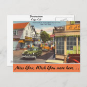 Massachusetts, Commerciële St. Provincetown Briefkaart (Voorkant / Achterkant)