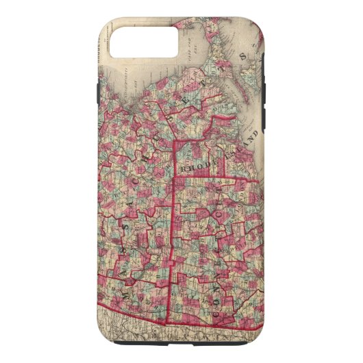 Massachusetts, Connecticut en Rhode Island Case-Mate iPhone Case (Achterkant)