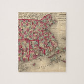Massachusetts, Connecticut en Rhode Island Legpuzzel (Verticaal)