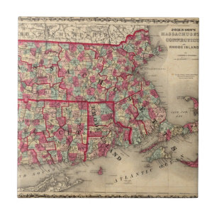 Massachusetts, Connecticut en Rhode Island Tegeltje