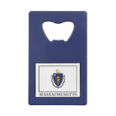 Massachusetts Creditkaart Flessenopener (Achterkant)