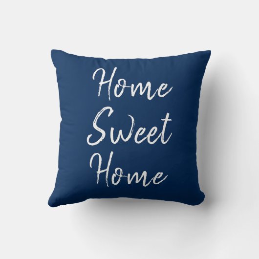 Massachusetts Custom Town Zip Code Pillow Blue Kussen (Achterkant)