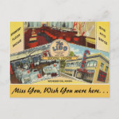 Massachusetts, de Lido, Worcester Briefkaart (Voorkant)