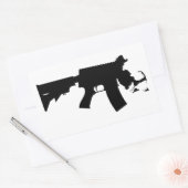 Massachusetts - De Spirit of America AR-variant Rechthoekige Sticker (Envelop)