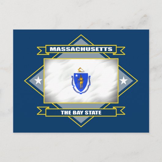 Massachusetts Diamond Briefkaart (Voorkant)