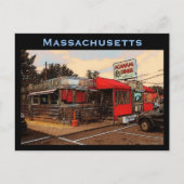 Massachusetts Diner Briefkaart (Voorkant)