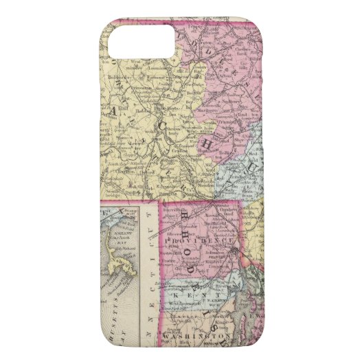 Massachusetts en Rhode Island 2 Case-Mate iPhone Case (Achterkant)