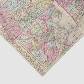 Massachusetts en Rhode Island 2 Tissuepapier (Detail)