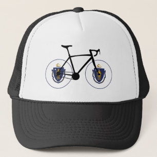 Massachusetts Flag Cycling Trucker Pet