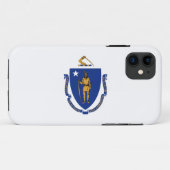 Massachusetts Flag iPhone 5 Hoesje (Achterkant (horizontaal))