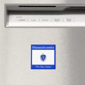 Massachusetts Flag Magnet (Insitu (Vaatwasser))
