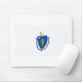 Massachusetts Flag Mousepad Muismat (Met muis)