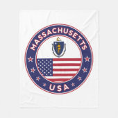 Massachusetts Fleece Deken (Voorkant)