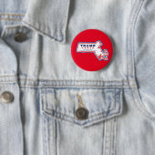 Massachusetts for Trump Pence 2020 Ronde Button 5,7 Cm (In situ)
