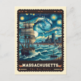 Massachusetts | Geïnspireerd door Vincent Van Gogh Briefkaart