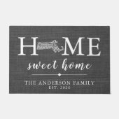 MASSACHUSETTS gepersonaliseerde staat Deurmat (Voorkant)