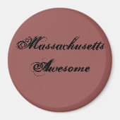 Massachusetts Geweldige Quote Magnet (Voorkant)