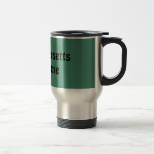 Massachusetts Geweldige Quote Travel Mug Reisbeker