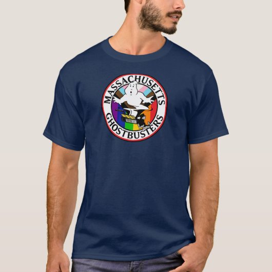 Massachusetts Ghostbusters Pride Logo Shirt (Voorkant)