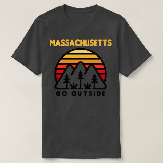Massachusetts Gift T-shirt (Design voorkant)