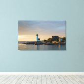 Massachusetts, Gloucester, Annisquam, Annisquam Canvas Afdruk (Insitu (Houten vloer))