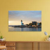 Massachusetts, Gloucester, Annisquam, Annisquam Canvas Afdruk (Insitu (Woonkamer))