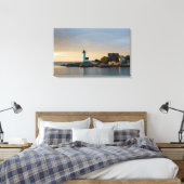 Massachusetts, Gloucester, Annisquam, Annisquam Canvas Afdruk (Insitu (Slaapkamer))