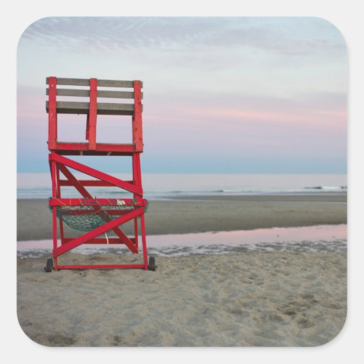 Massachusetts, Gloucester, Good Harbor Beach Vierkante Sticker (Voorkant)
