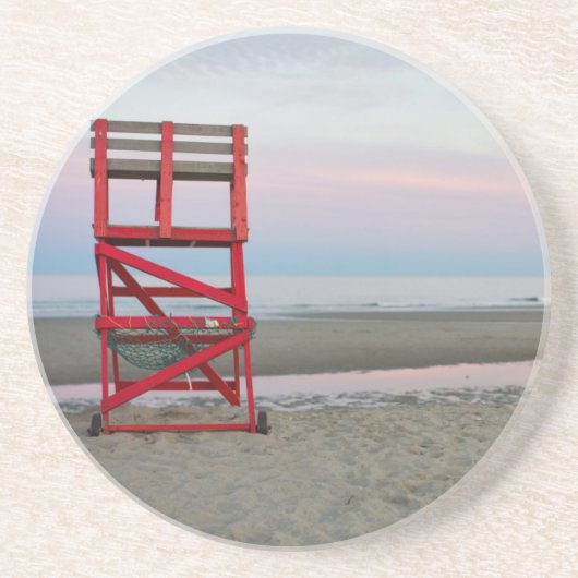 Massachusetts, Gloucester, Good Harbor Beach Zandsteen Onderzetter (Voorkant)