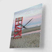 Massachusetts, Gloucester, Good Harbour Beach Vierkante Klok (Hoek)
