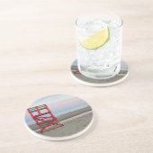 Massachusetts, Gloucester, Good Harbour Beach Zandsteen Onderzetter (Zijkant)