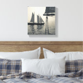 Massachusetts, Gloucester, Schooner Festival 2 Canvas Afdruk (Insitu (Slaapkamer))