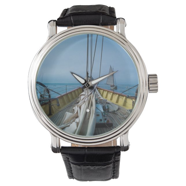 Massachusetts, Gloucester, Schooner Festival 3 Horloge (Voorkant)