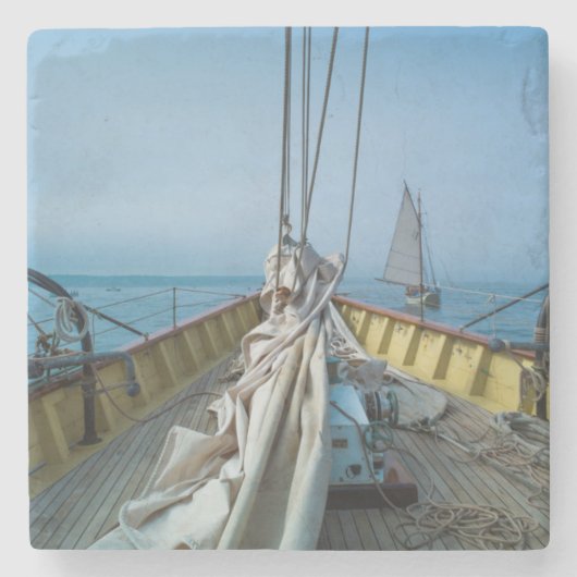 Massachusetts, Gloucester, Schooner Festival 3 Stenen Onderzetter (Voorkant)