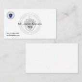 Massachusetts Great Seal Visitekaartje (Voorkant / Achterkant)