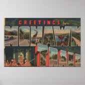 Massachusetts - Groeten uit Mohawk Trail Poster (Voorkant)