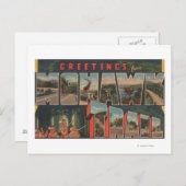 Massachusetts - Groeten van Mohawk Trail 2 Briefkaart (Voorkant / Achterkant)