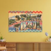 Massachusetts - Groeten van Mohawk Trail 2 Canvas Afdruk (Insitu (Woonkamer))