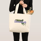 Massachusetts Grote Tote Bag (Voorkant (product))